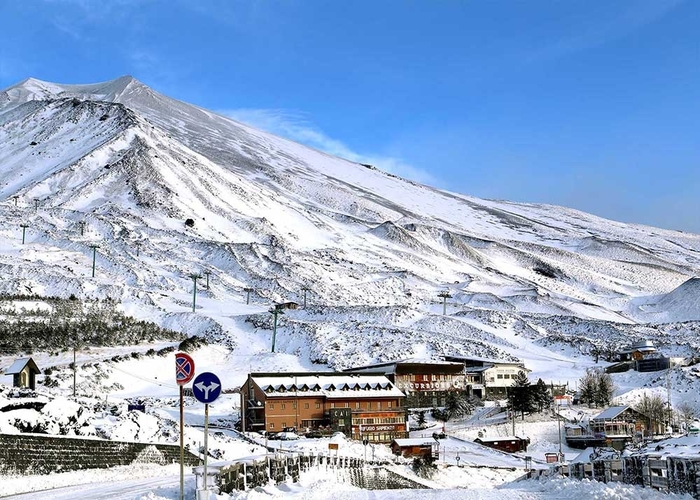 Etna snowkite
