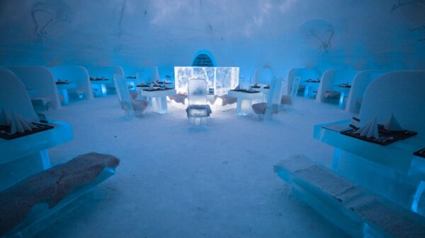 Ice restaurant Lapland