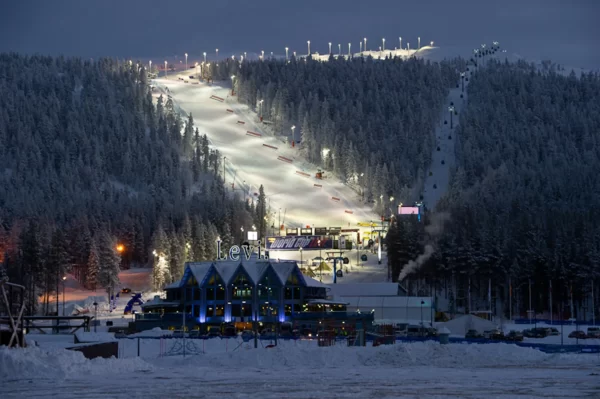 Night Skiing in Levi