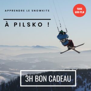 3 heures de Snowkite à Pilsko !