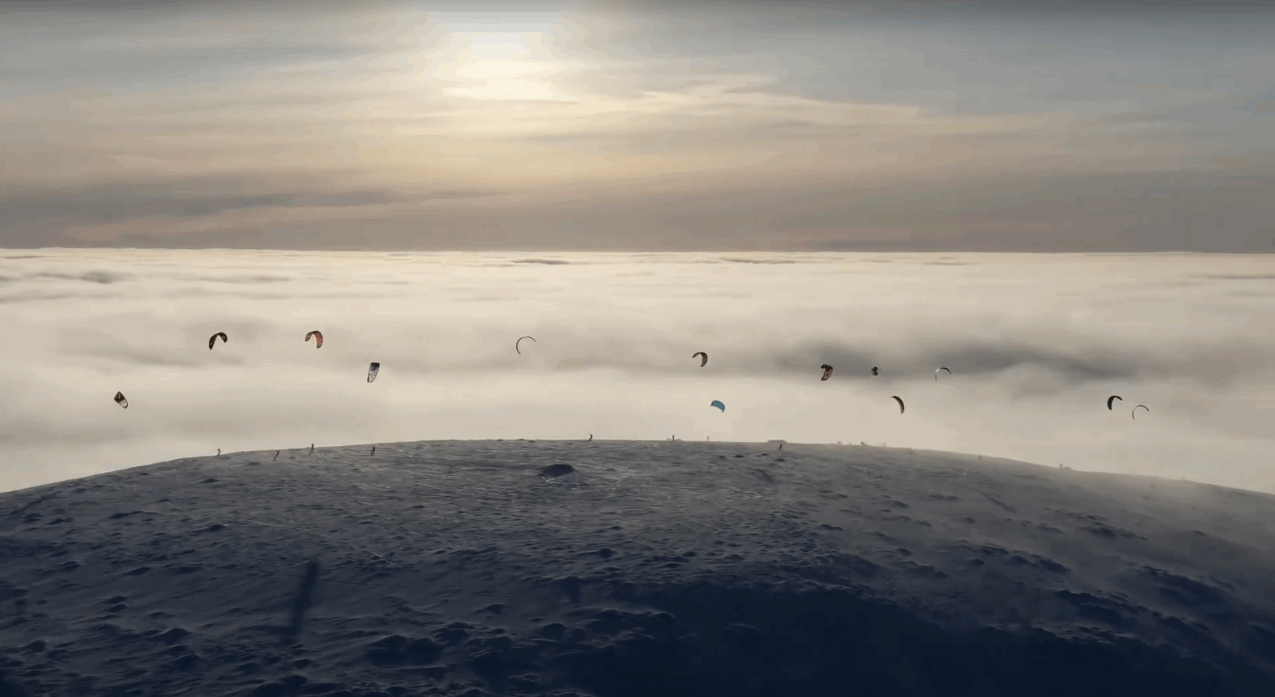 Pallas hotel snowkite