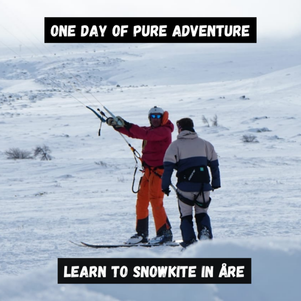 Une journée de snowkite à Åre, en Suède !