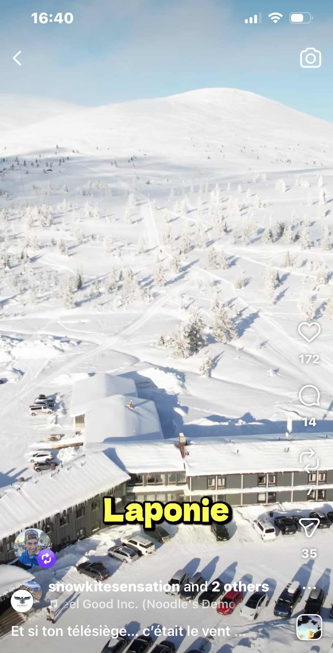 Snowkite Sensation in Lapland